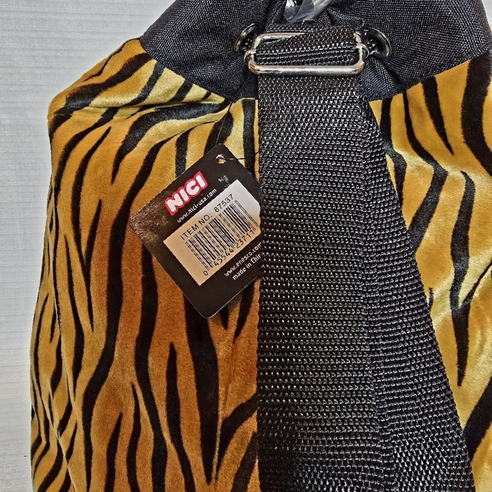 Tiger Print Backpack - image 5